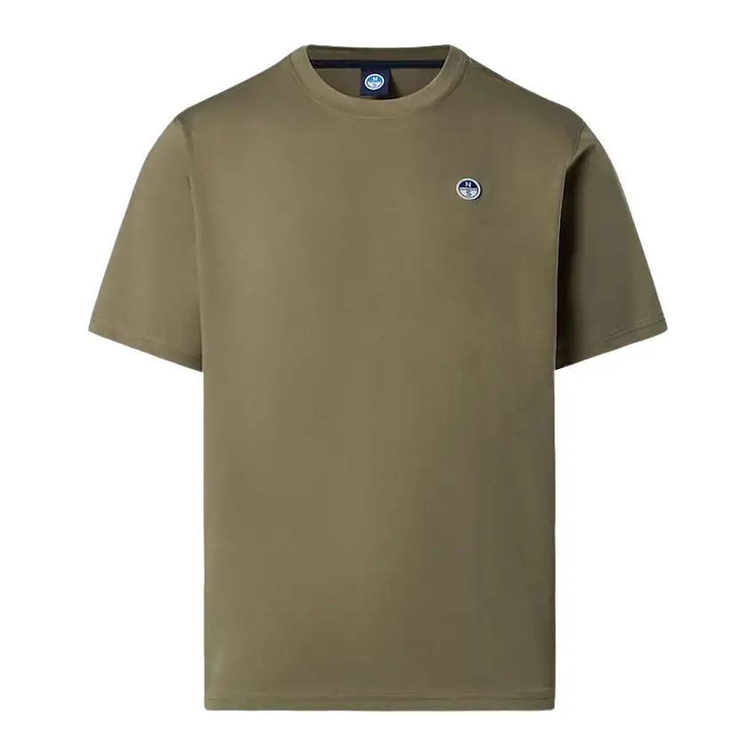 North Sails T-shirt maglia maglietta logo bollo militare 692970 0421