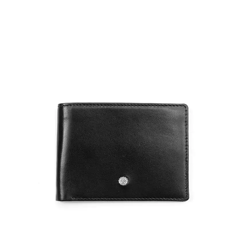 A.g. Spalding&bros. Portafogli Orizzontale New Century in Pelle Nero Uomo