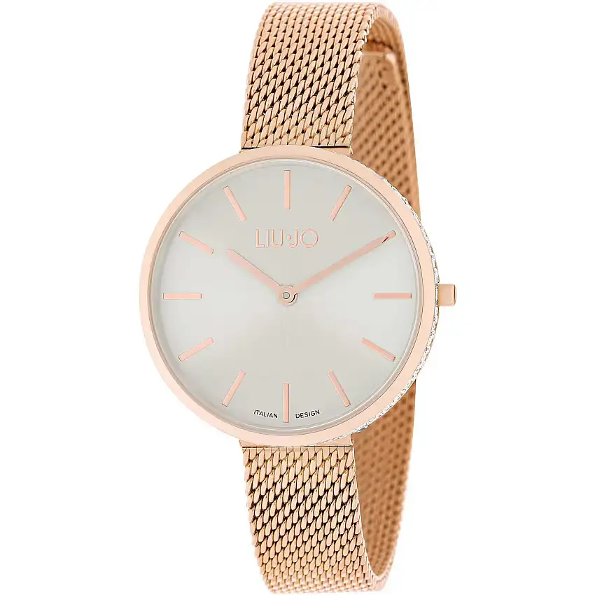 Liu Jo orologio Glamour Globe Gold Rose Milano 31 mm acciaio TLJ1376
