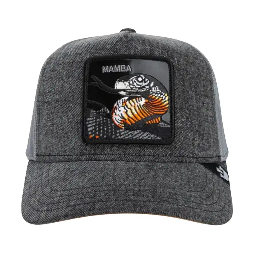 Goorin Bros. Cappellino Trucker Cap Denim Collection 'Mamba' Grigio Scuro Unisex
