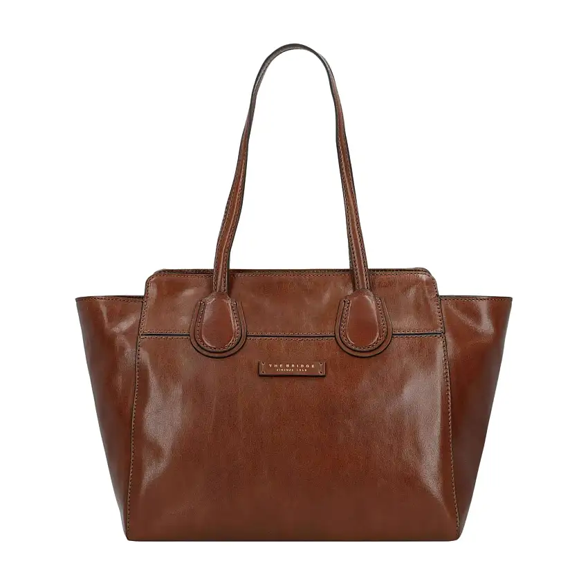 The Bridge Borsa a spalla Stile Shopper per Donna realizzata in Pelle