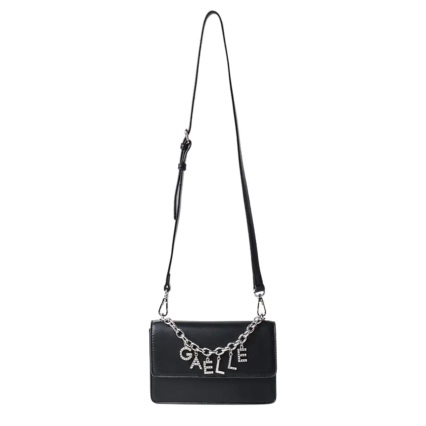 Gaelle Borsetta donna borsa tracolla duffle bauletto nero