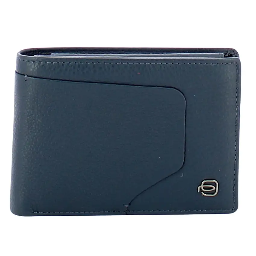 Piquadro Con Porta Documenti Akron Porta Monete portamonete Uomo PU257AOR/BLU