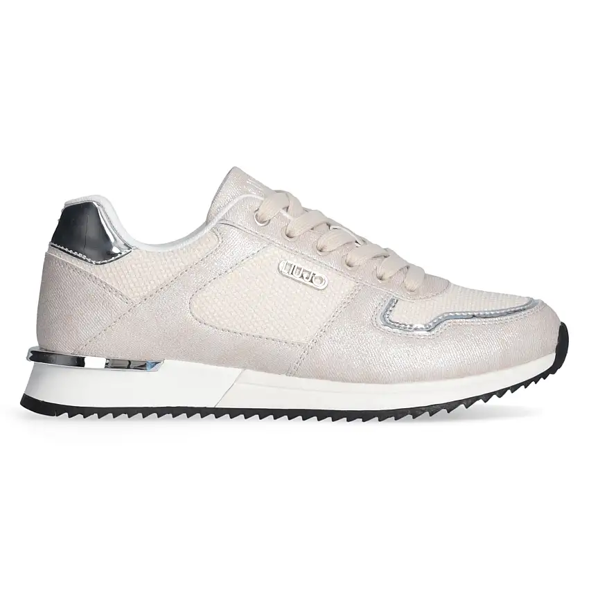 Liu Jo Scarpe Rosy 905 Sneakers argento tessuto e sintetico