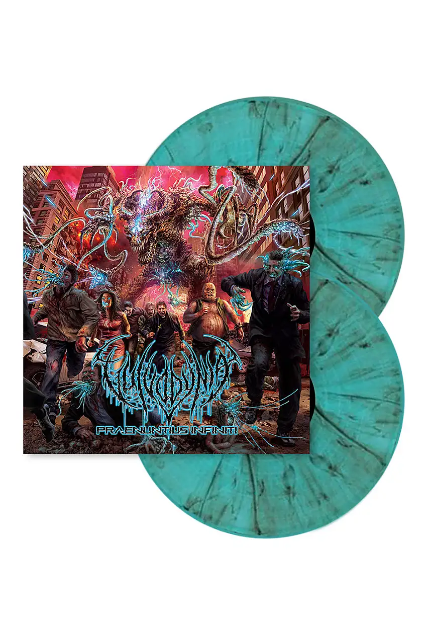 Vulvodynia - Praenuntius Infiniti Green & Black Burst - Colored 2 Vinyl