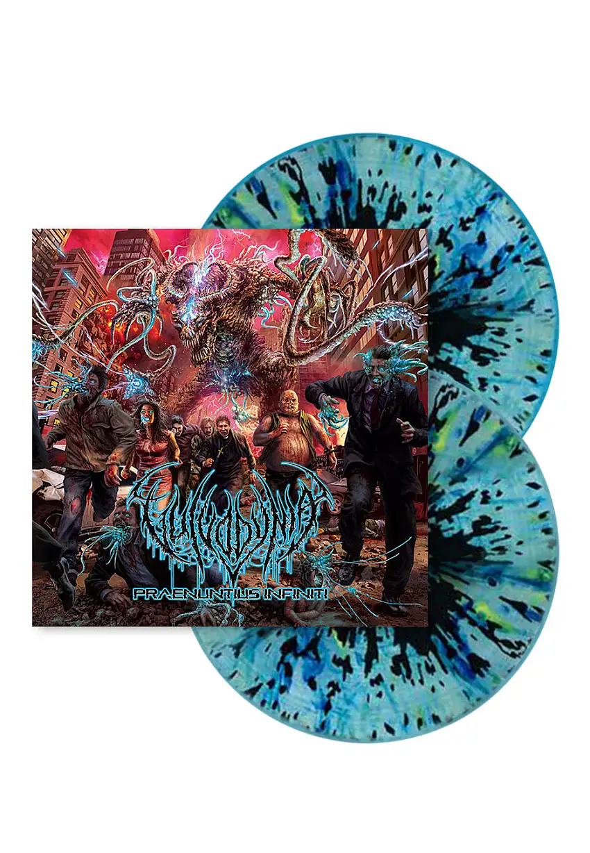 Vulvodynia - Praenuntius Infiniti Mint/Purple/Black - Splattered 2 Vinyl