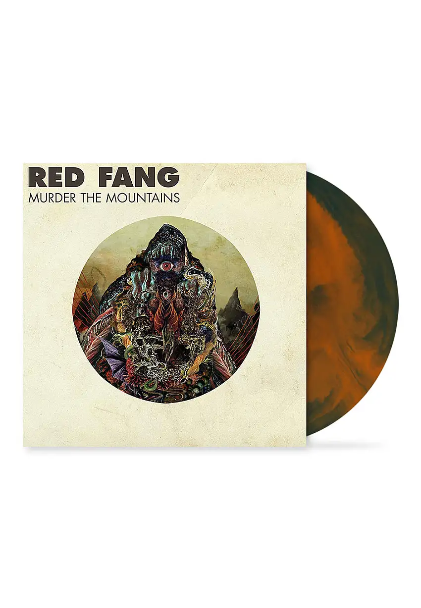 Red Fang - Murder The Mountains Aqua Blue / Halloween Orange - Colored Vinyl
