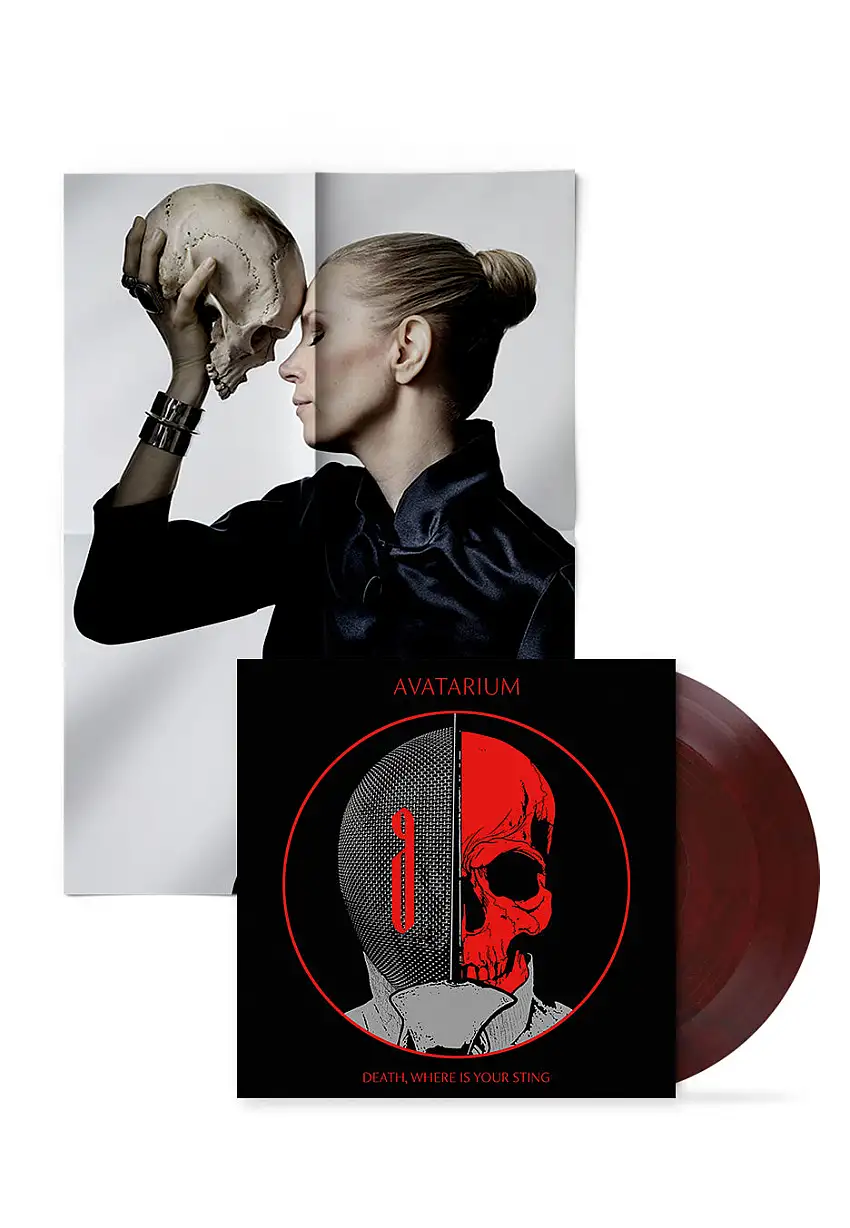 Avatarium - Death, Where Is Your Sting Ltd. Red/Black - Marbled Vinyl + Poster