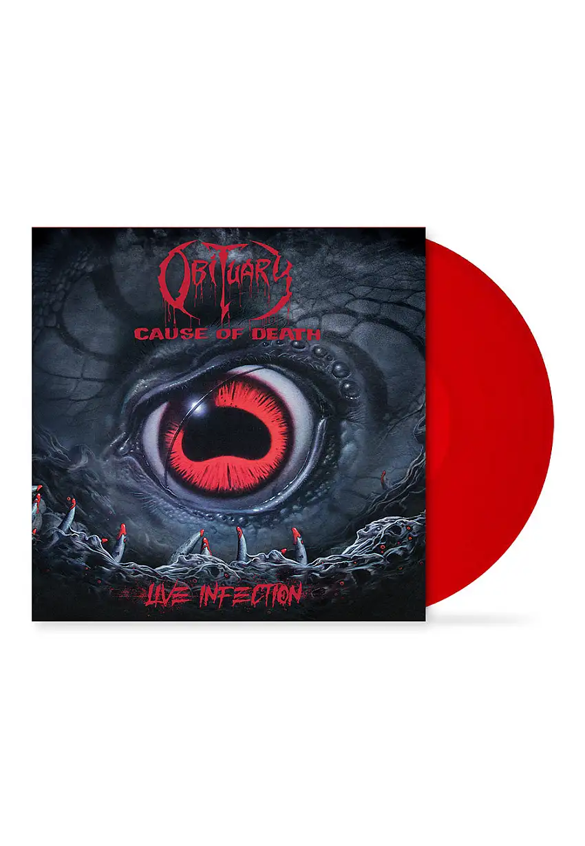 Obituary - Cause Of Death - Live Infection Blood Red - Colored Vinyl