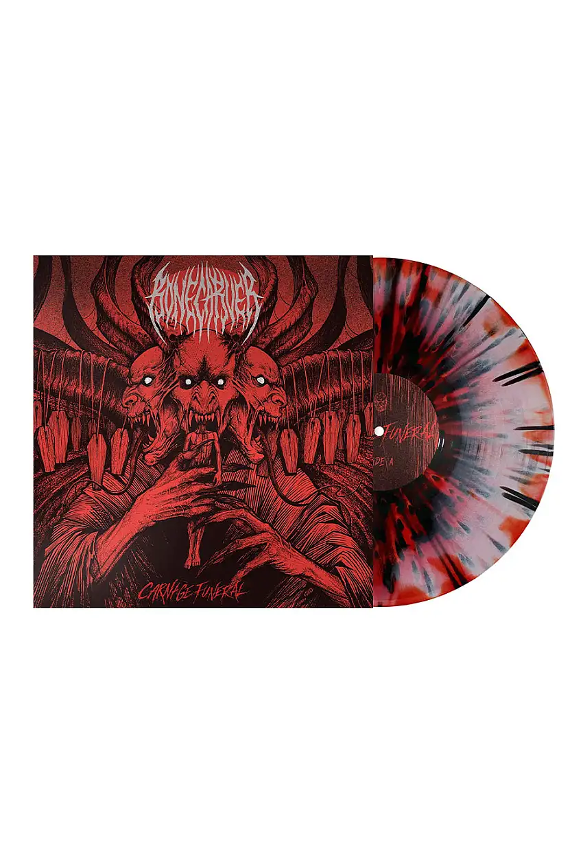 Bonecarver - Carnage Funeral Red/Black - Splattered Vinyl