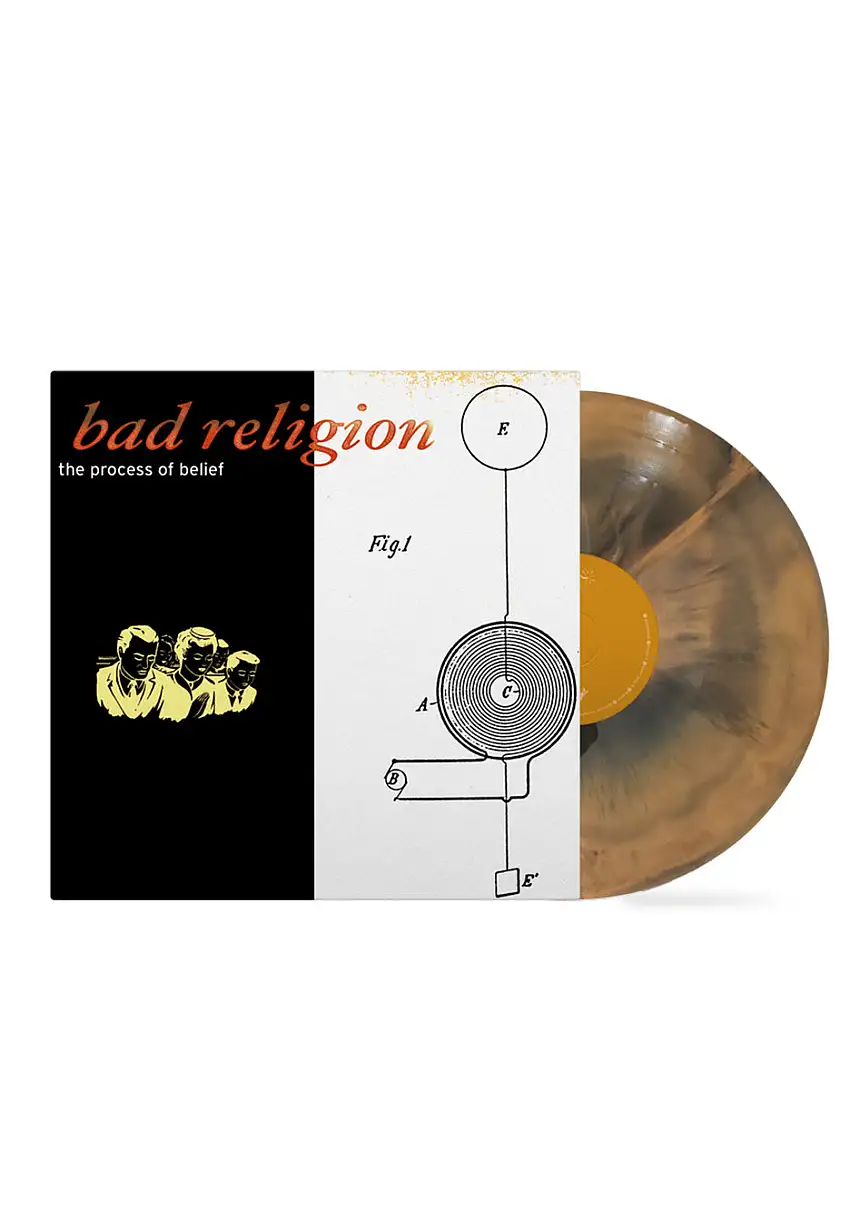 Bad Religion - Process Of Belief (20th Anniversary) Orange/Black Galaxy - Colored Vinyl