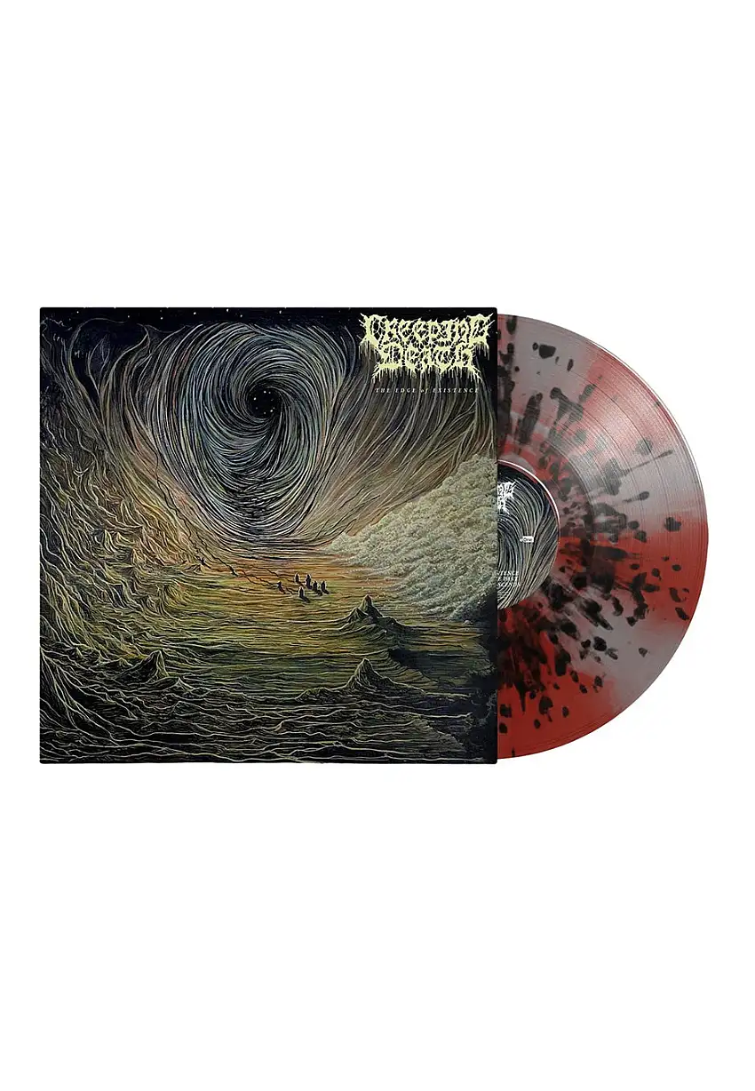 Creeping Death - The Edge Of Existence Ruby/Grey Pinwheel w/ Black - Splattered Vinyl