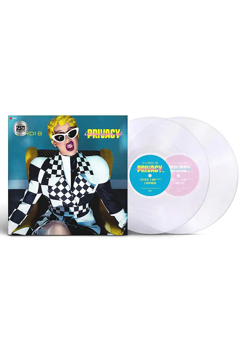 Cardi B - Invasion Of Privacy Clear - Colored 2 Vinyl