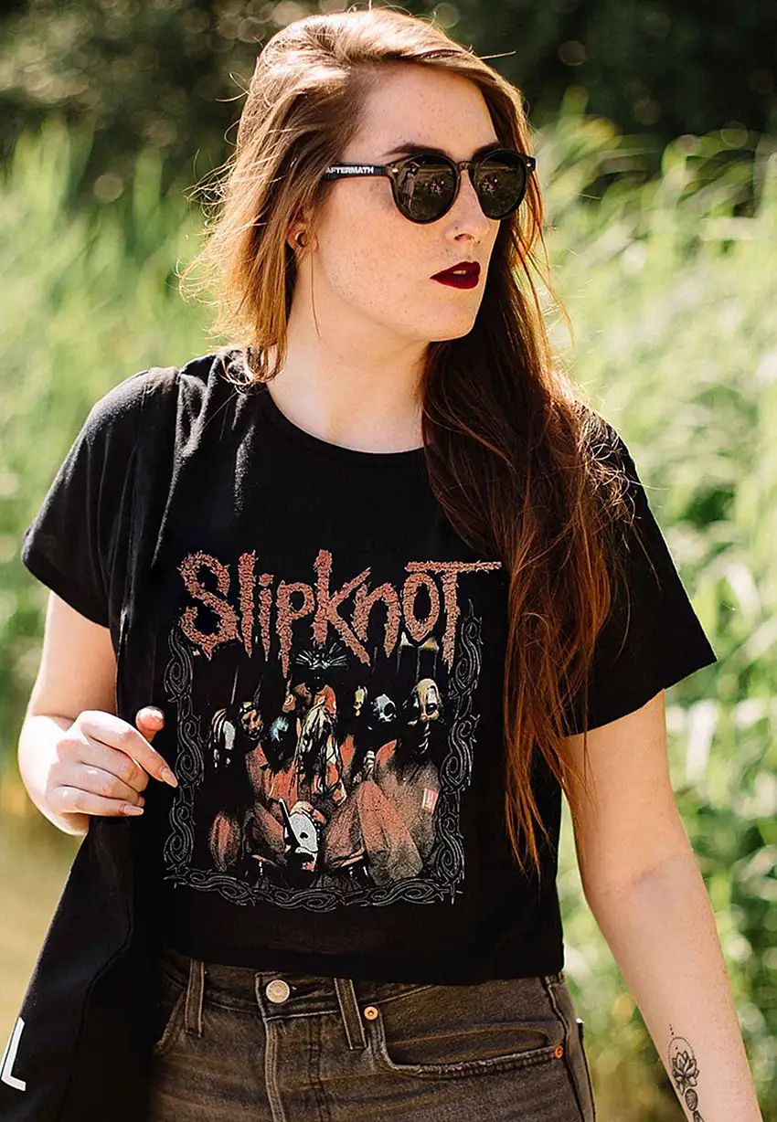 Slipknot - Band Frame Cropped - T-Shirt