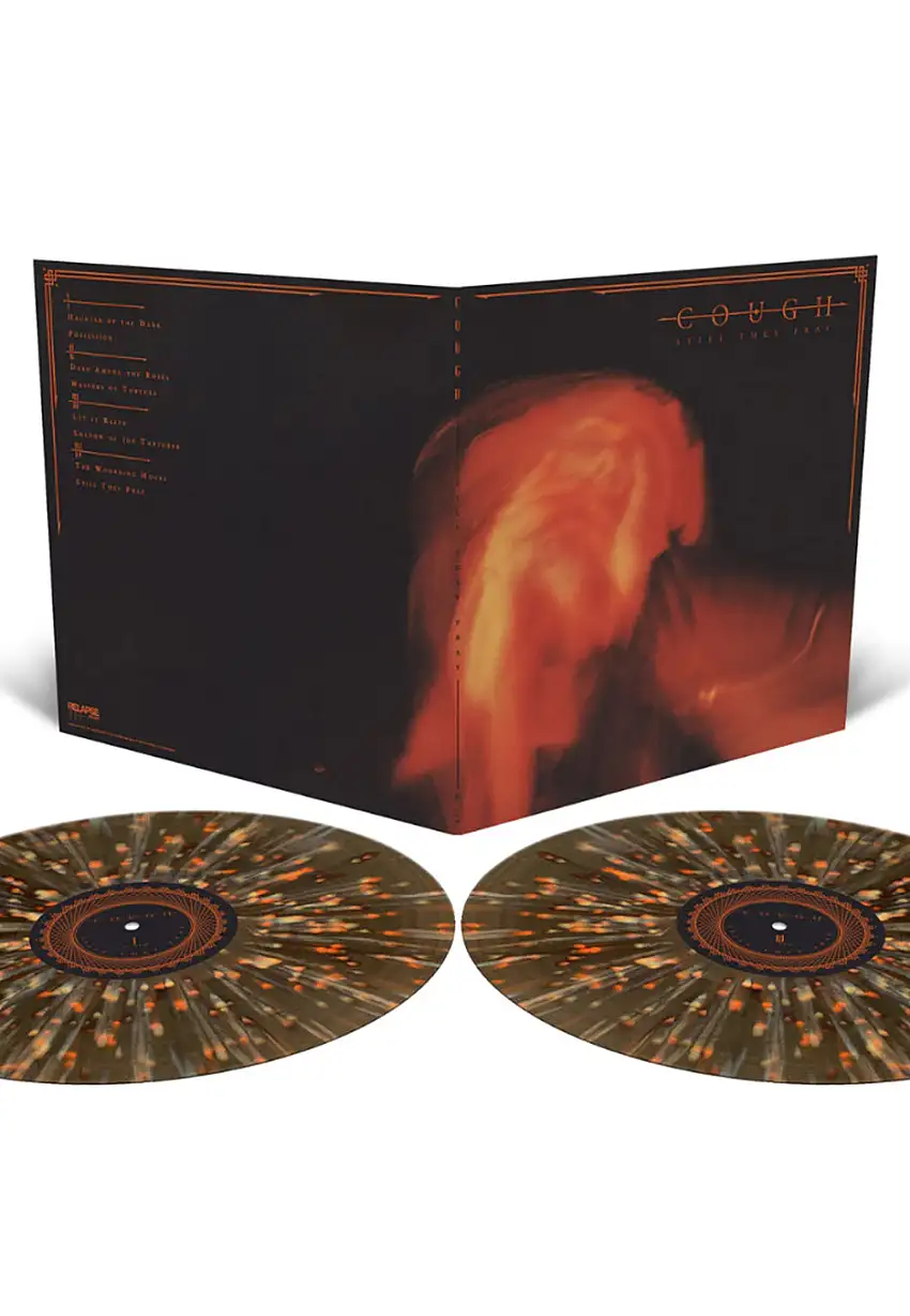 Cough - Still They Pray Ltd. Black Ice w/ Halloween Orange/Mustard/Neon Orange - Splattered 2 Vinyl