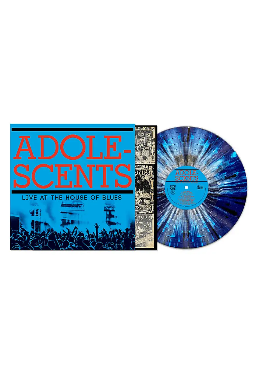 Adolescents - Live At The House Of Blues Ltd. Blue w/ Light Blue - Splattered Vinyl