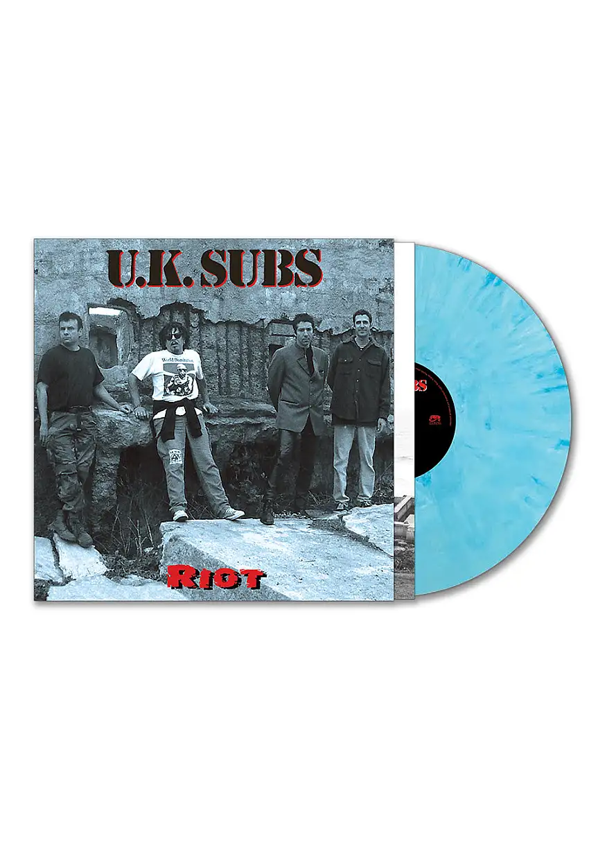 U.K. Subs - Riot Ltd. Light Blue - Marbled Vinyl