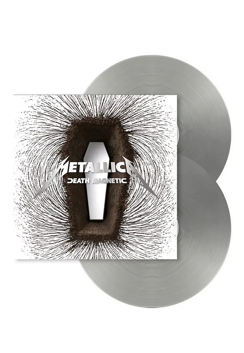 Metallica - Death Magnetic Magnetic Silver Ltd. - Colored 2 Vinyl