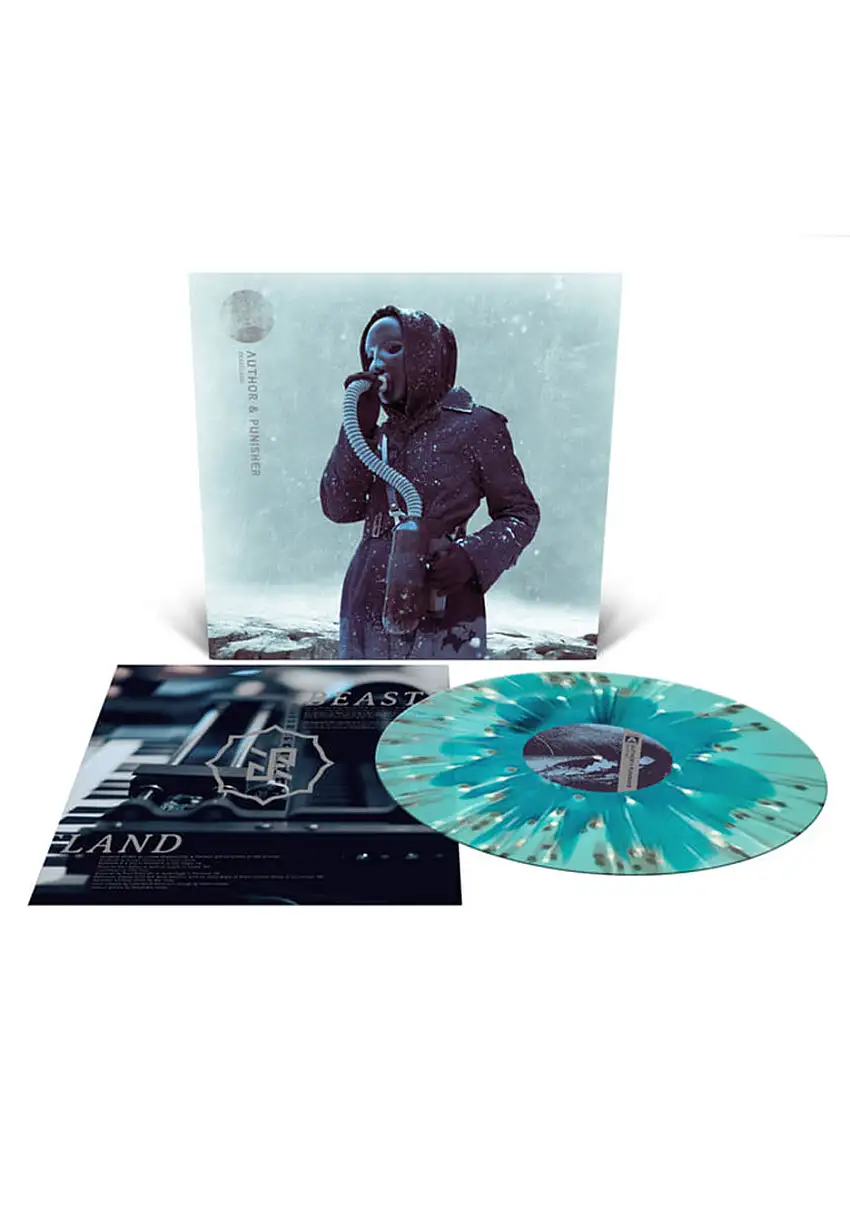 Author & Punisher - Beastland Ltd. Sea/Electric Blue w/ Metallic Silver/White - Splattered Vinyl