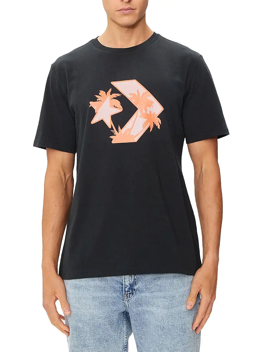 T-shirt Converse Festival Star da Uomo - Nero