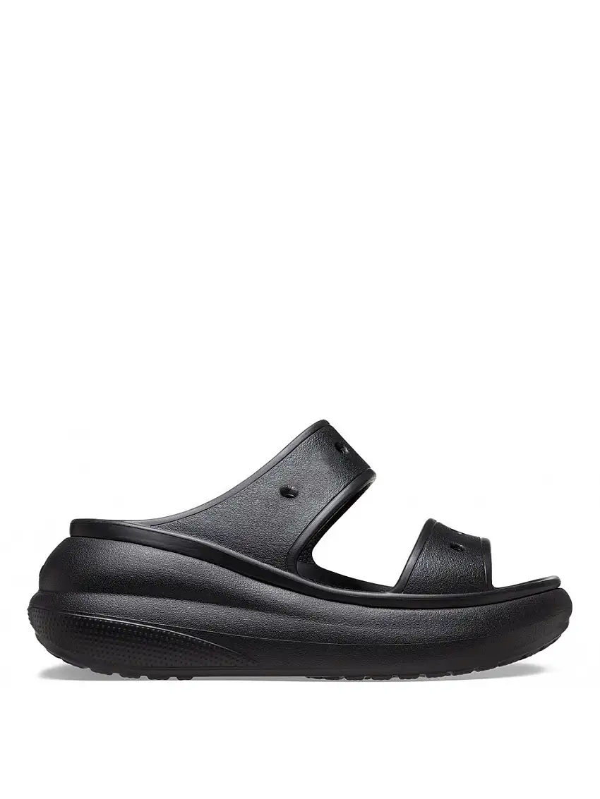 Sandalo Basso Crocs Classic Crush da Donna - Nero