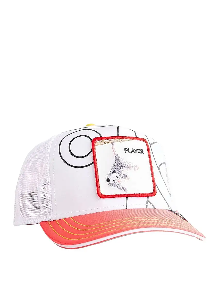 Berretto con Visiera Gooring Bros The Double Or Nothing Unisex - Rosso Bianco