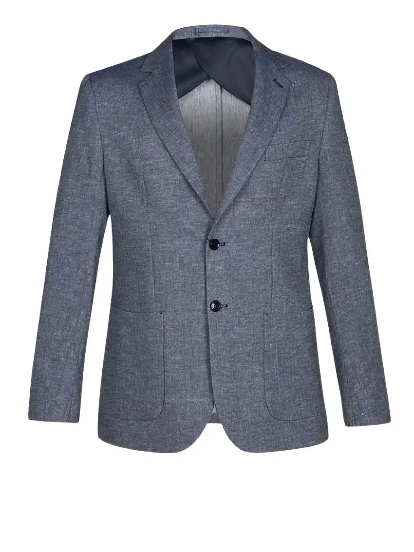 Giacca Liu Jo Monopetto Windleblazer da Uomo - Blu Denim
