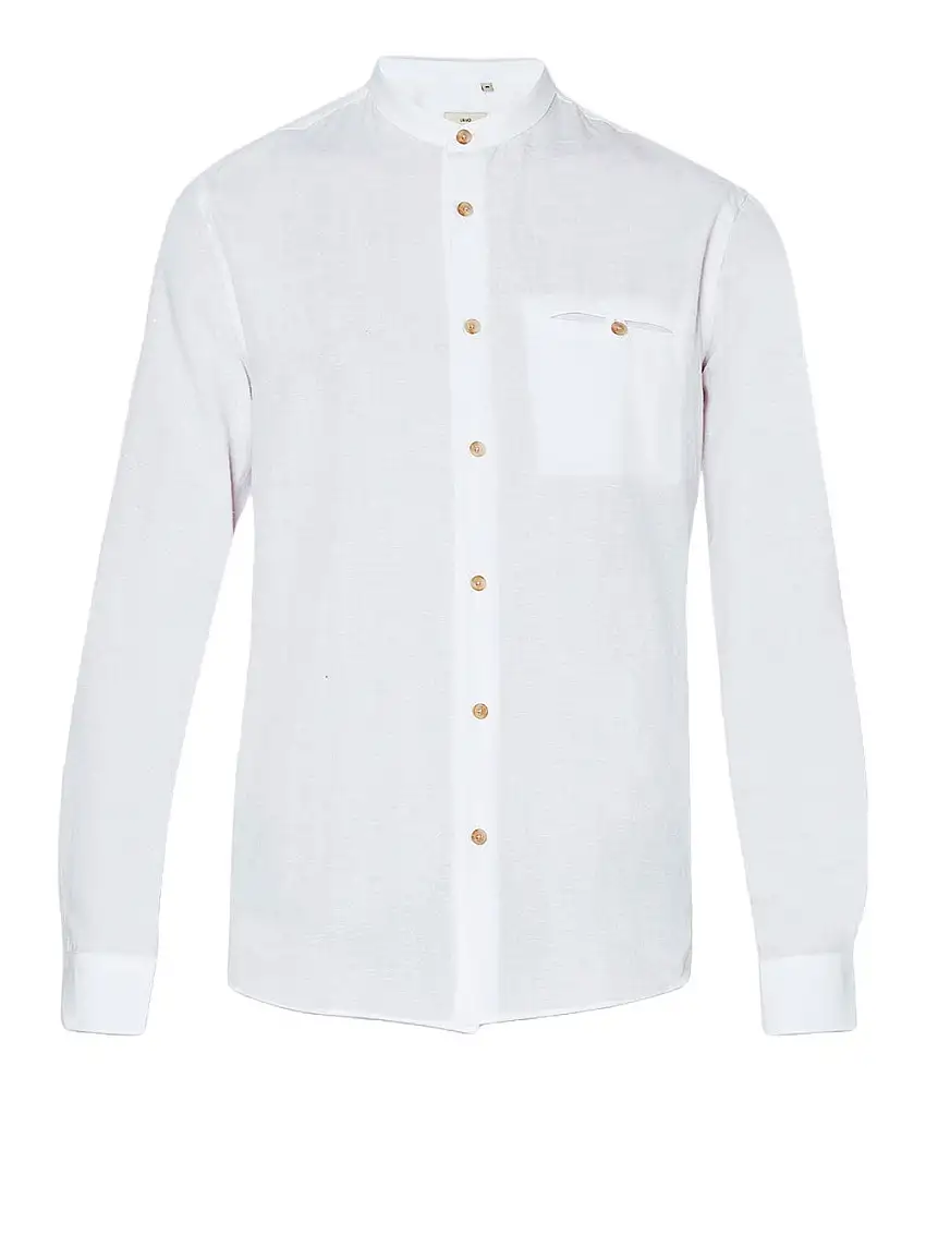 Camicia Casual Liu Jo Regular Korealinen da Uomo - Bianco