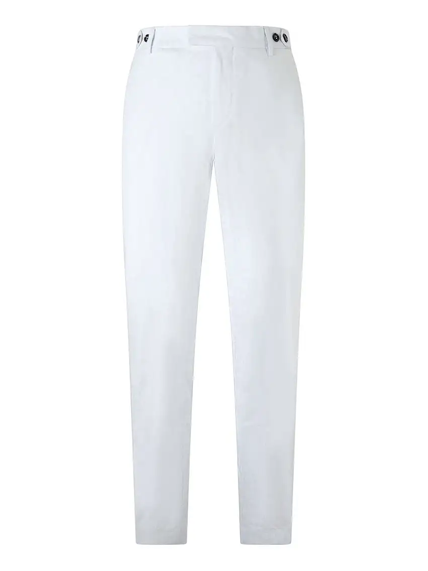 Pantalone Chino Liu Jo Regular Yorklinen da Uomo - Bianco