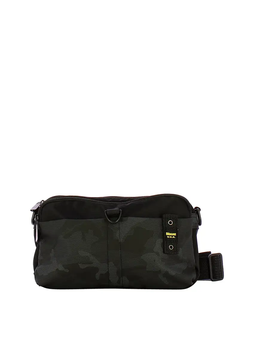 Borsa Pochette Blauer Coated Cordura da Uomo - Verde