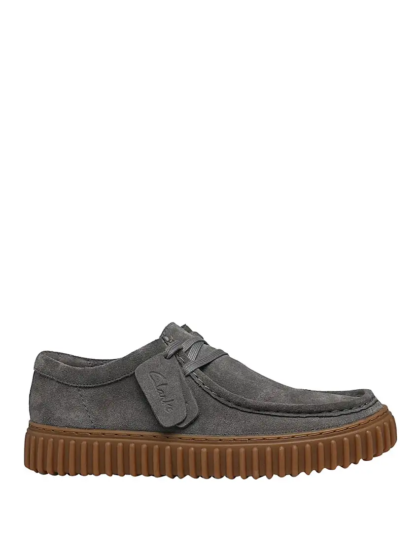 Scarpa Stringata Clarks Torhill Lo da Uomo - Grigio