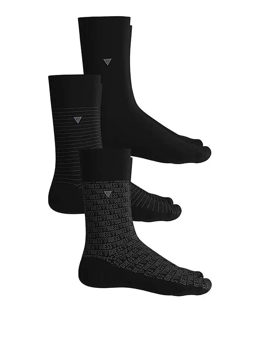 Calzini Guess 3Pack da Uomo - Nero