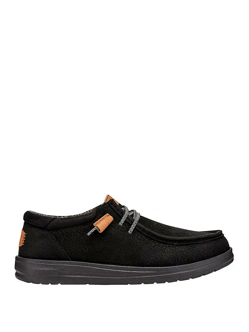 Mocassini Hey Dude Wally Grip Craft da Uomo - Nero