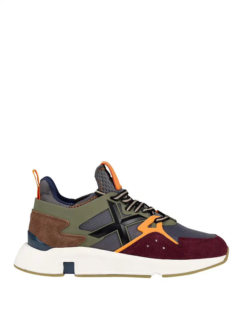 Sneakers Munich Clik da Uomo - Rosso