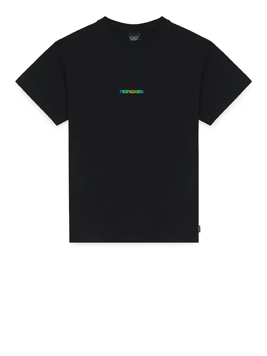 T-shirt Propaganda Ribs Neon da Uomo - Nero