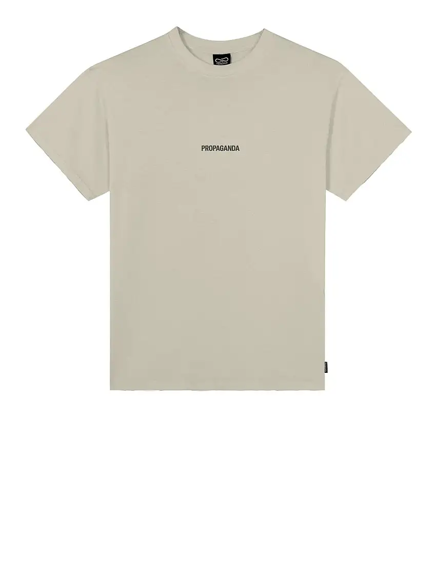 T-shirt Propaganda Ribs Coral da Uomo - Beige