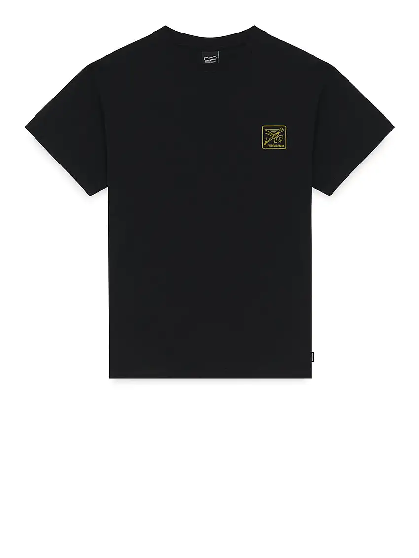 T-shirt Propaganda Army da Uomo - Nero
