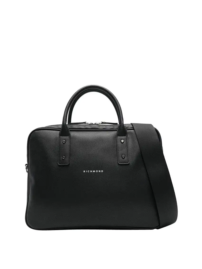 Borsa a Mano Richmond Laptop Case Harbig da Uomo - Nero