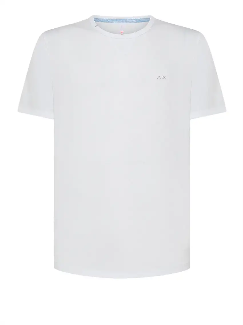 T-shirt Sun68 Round Bottom Nicky da Uomo - Bianco
