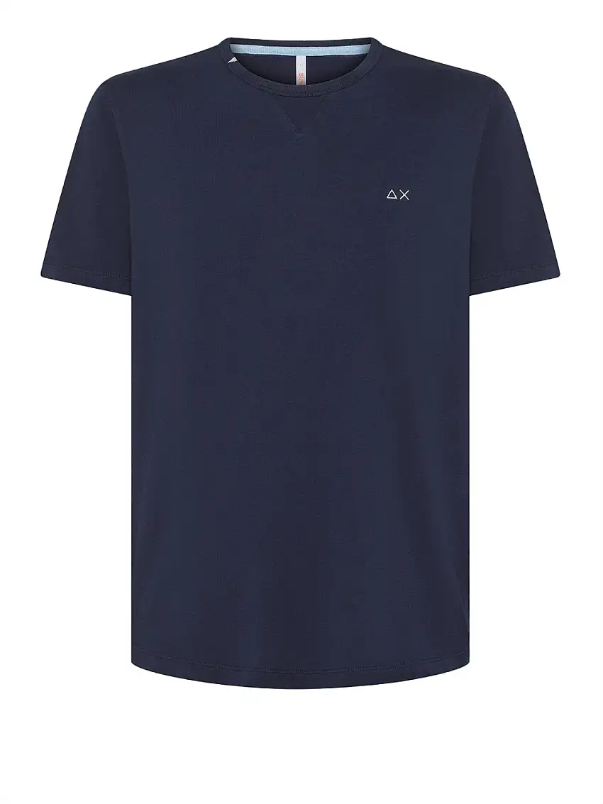 T-shirt Sun68 Round Bottom Nicky da Uomo - Blu
