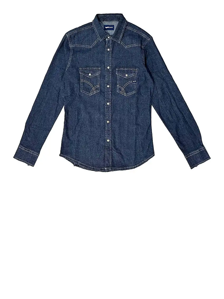 Camicia Jeans Gas Kant New da Uomo - Denim