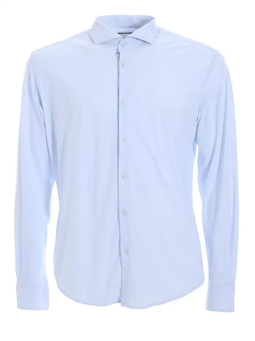 Camicia Classica Yes Zee da Uomo - Celeste