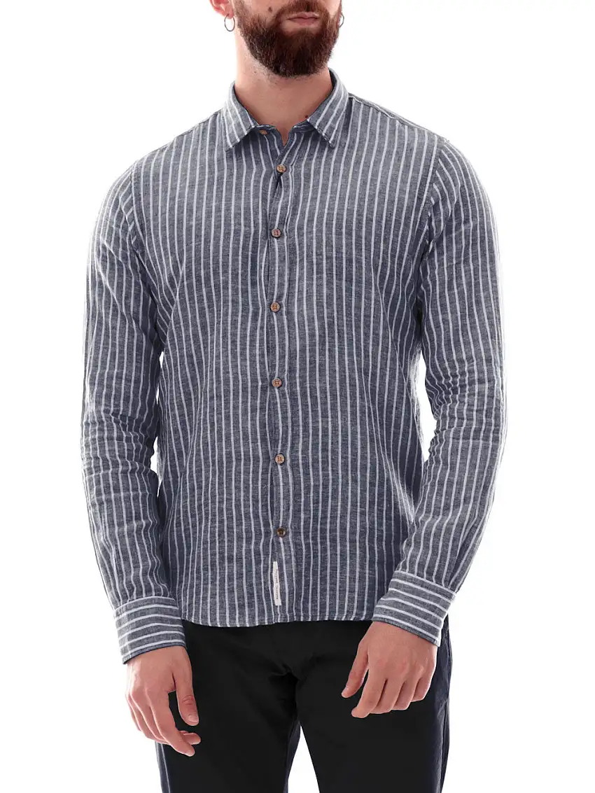 Camicia Casual Yes Zee da Uomo - Blu