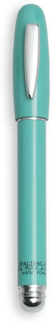 Spalding & Bros A.g. Penna Stilografica Azzurro Unisex