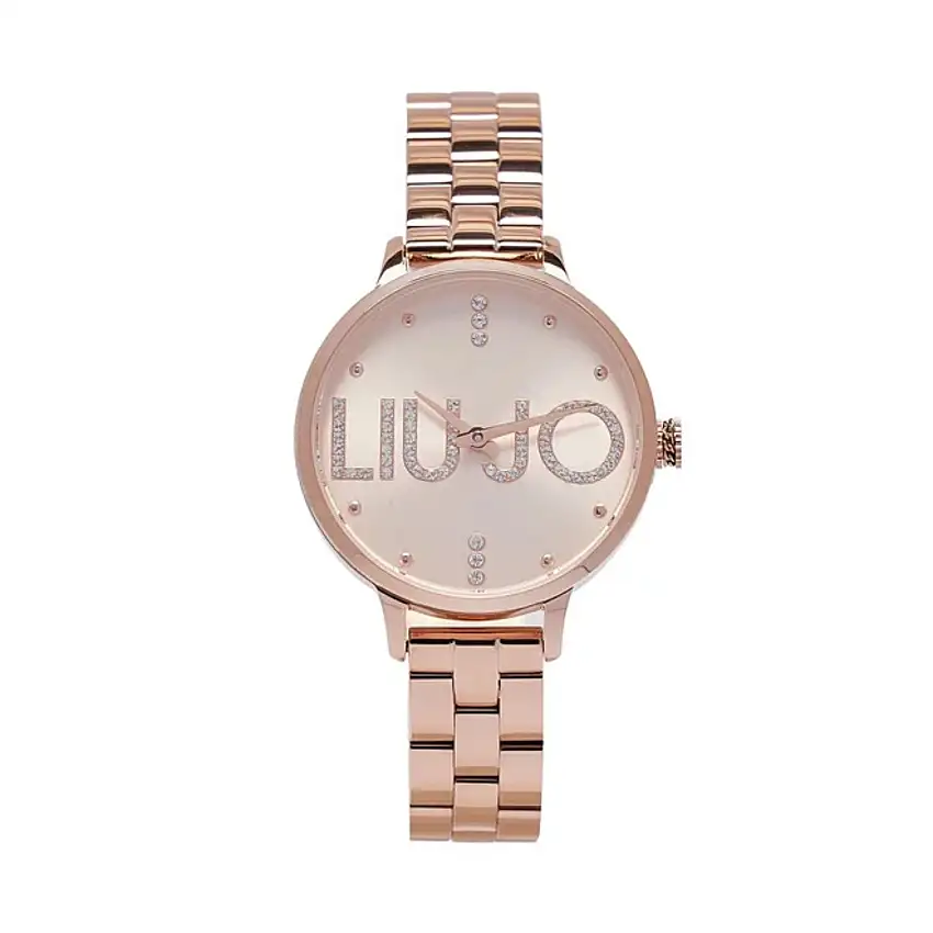 Liu Jo orologio e bracciale Couple plus gold rose 32 mm acciaio TLJ2041