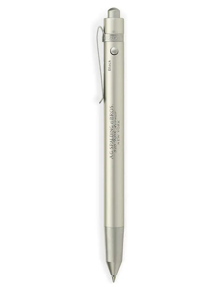 A.G. Spalding&Bros. Penna 3 Funzioni Alluminio Singola Grigio Unisex