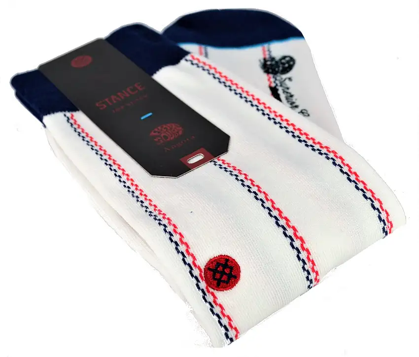 Stance Calze Casual Rosso Uomo