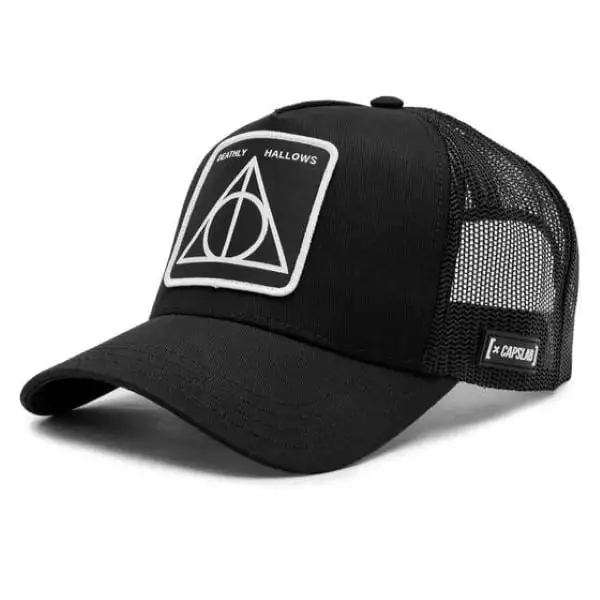 Capslab Cappellino con Visiera Collezione Harry Potter Misto Cotone Nero Unisex