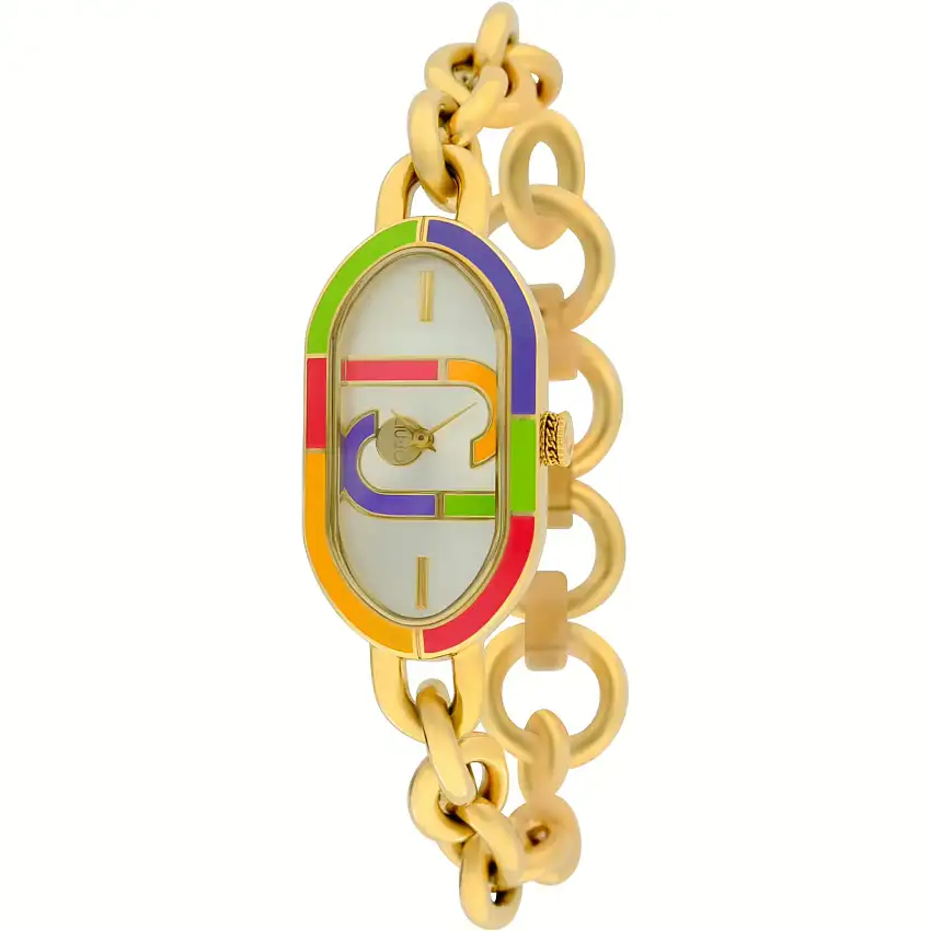 Liu Jo orologio Fantasy color oro logo all over acciaio TLJ2371