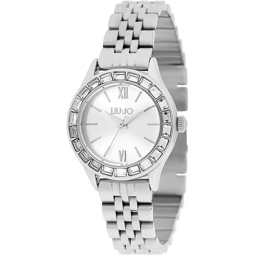 Liu Jo orologio Season acciaio silver cristalli 30 mm TLJ2191